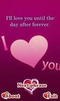 Love You - Romantic Phrases syot layar 2