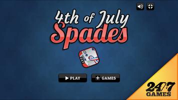 4th of July Spades plakat