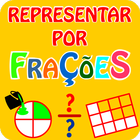 آیکون‌ Representar por Frações