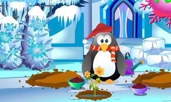 Penguin Game - Frozen Garden Affiche