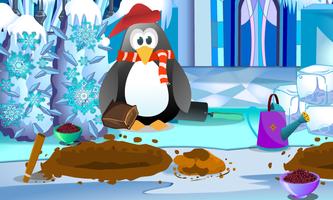 Penguin Game - Frozen Garden capture d'écran 1