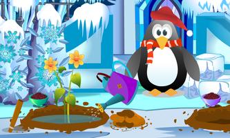 Penguin Game - Frozen Garden capture d'écran 2