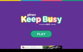 Geneo - Keep Busy - Lines Affiche