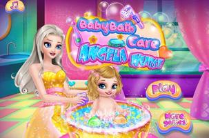 Baby Bath Care - Angela Nurse پوسٹر