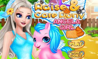 Feed & Care Pony - Angela Girl Affiche