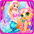 Mermaid Nurse Pet Cat