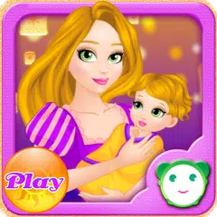 Long-Hair Mom Care Baby APK download