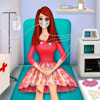 Girl First Aid Flu Ambulance simgesi