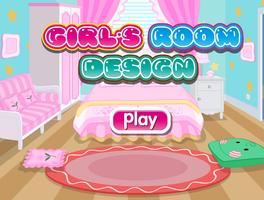 Girls Room Design Game Plakat