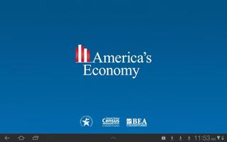 America's Economy for Tablet الملصق