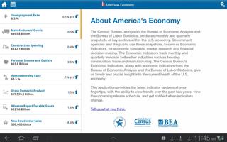 America's Economy for Tablet স্ক্রিনশট 1
