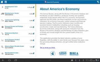 America's Economy for Tablet ảnh chụp màn hình 1