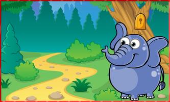 Escape game : Elephant Hungry Cartaz