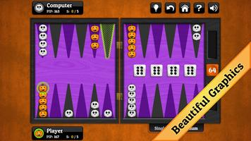 Halloween Backgammon screenshot 1