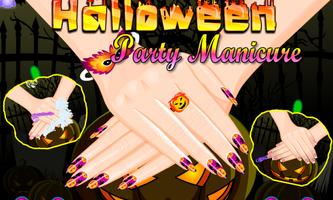 Halloween Nails ~ Spa Salon plakat