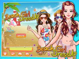 Beach Girl DressUp Free Game 포스터