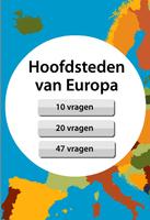 Hoofdsteden Quiz Europa plakat