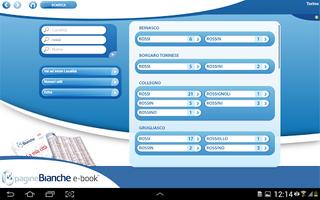 1 Schermata PagineBianche e-book
