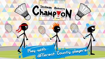 Stickman Badminton Champion capture d'écran 1