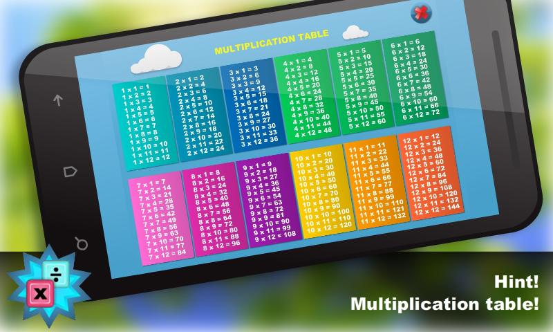 Видео умножение 3. Таблица умножения приложение. Таблица умножения таблица. Планшет на умножение. Приложения с игрой на таблица умножения.