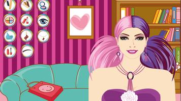 Party Hairstyles Make Up Game پوسٹر