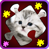 Cute Cat Kitty Jigsaw Puzzle biểu tượng