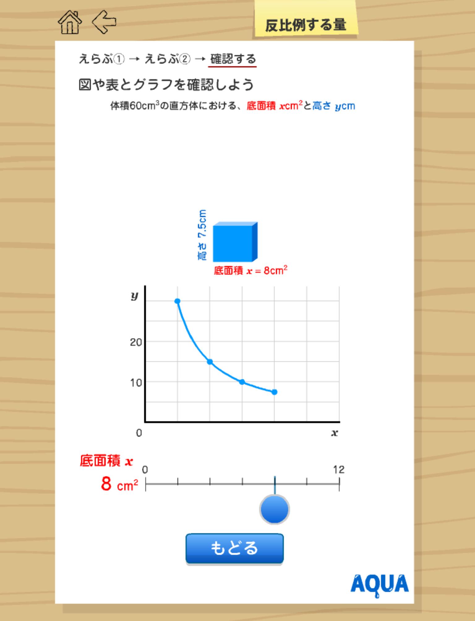 反比例する量 さわってうごく数学 Aquaアクア For Android Apk Download 反比例する量 さわってうごく数学 Aquaアクア For Android Apk Download