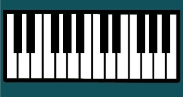 Keyboard Chord with Sound Affiche