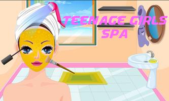 Teenage Girls Spa Makeover Affiche