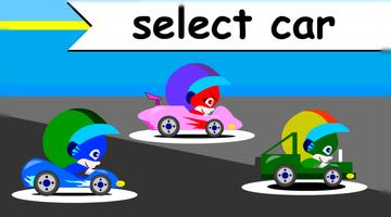 Poster Kids Race Car Battle