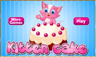 Cooking Game : Kitten Cake Affiche