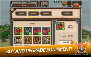 Knight Joust Idle Tycoon 截图 1