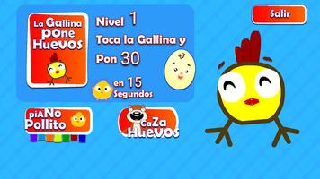 La Gallina Pone Huevos - Juegos para Bebes স্ক্রিনশট 1