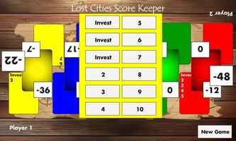 برنامه‌نما Lost Cities Score Keeper عکس از صفحه