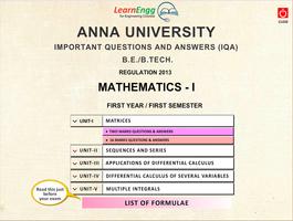 Anna_Mathematics-I capture d'écran 1