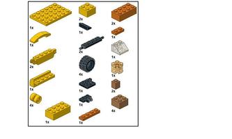 Pelle instruction de construction pour Lego 10698 Affiche