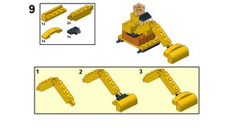 Pelle instruction de construction pour Lego 10698 capture d'écran 1