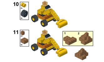 Pelle instruction de construction pour Lego 10698 capture d'écran 2
