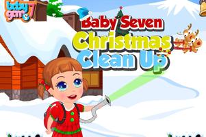 Baby Christmas Clean Up 海報