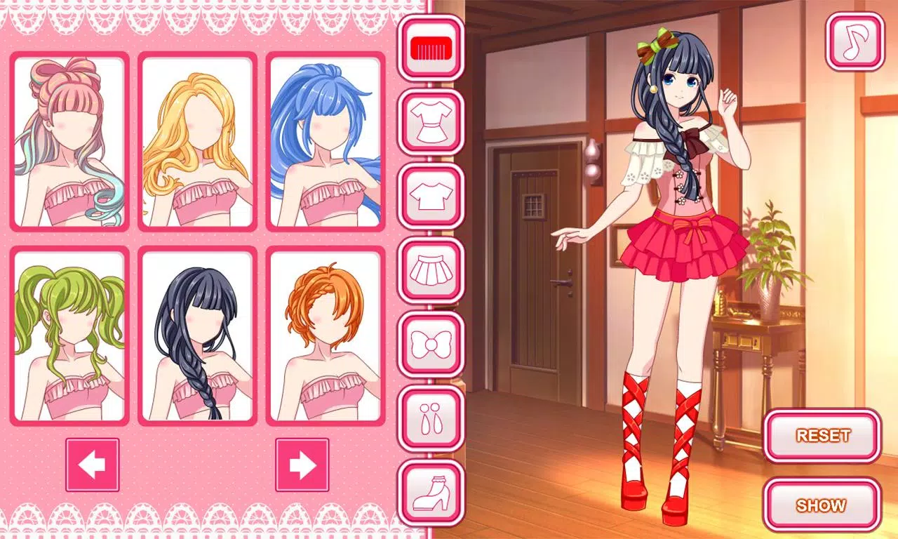 Anime Girls Dress Up Game