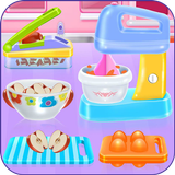 Apple cinnamon cake cooking game icône