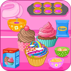 Bake multi colored cupcakes আইকন