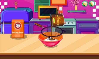 Baking moist chocolate cupcakes poster