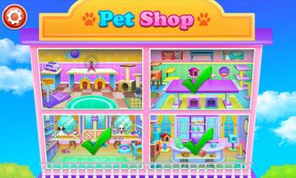 Pet shop cleaning - Animal game poster