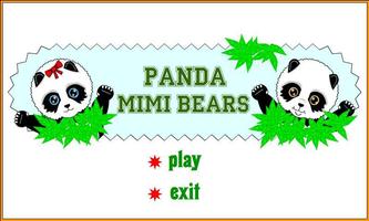 Panda mimi bears الملصق