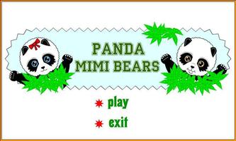 Poster Panda mimi bears
