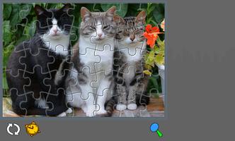 Puzzle with Cute Cats capture d'écran 2