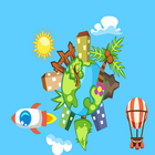 Tap Aeroplane Cartoon icon