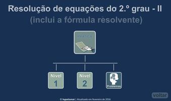 Equações do 2.º grau - II syot layar 2