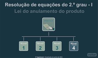 Equações do 2.º grau - I Screenshot 2